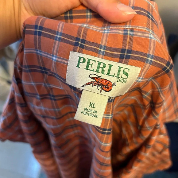 Perlis Preppy Plaid Button Down Shirt - Picture 4 of 6